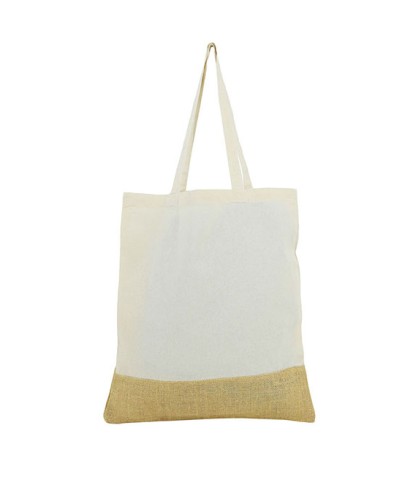 GEINA - Jute Base Cotton Bag