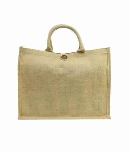 EIGEN - Jute Bag with Button Closure