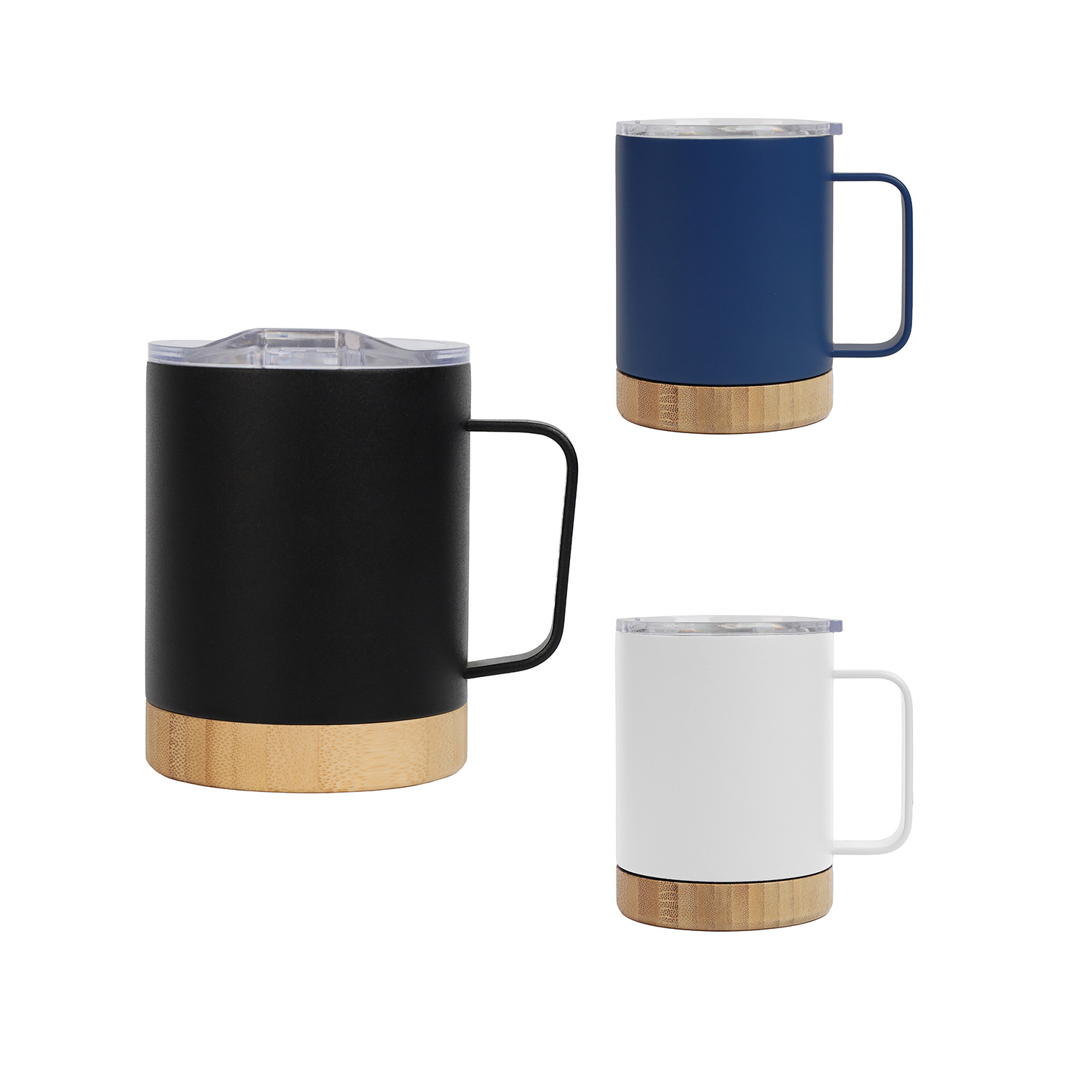 HYDRO - Bamboo Base Stainless Steel Mug