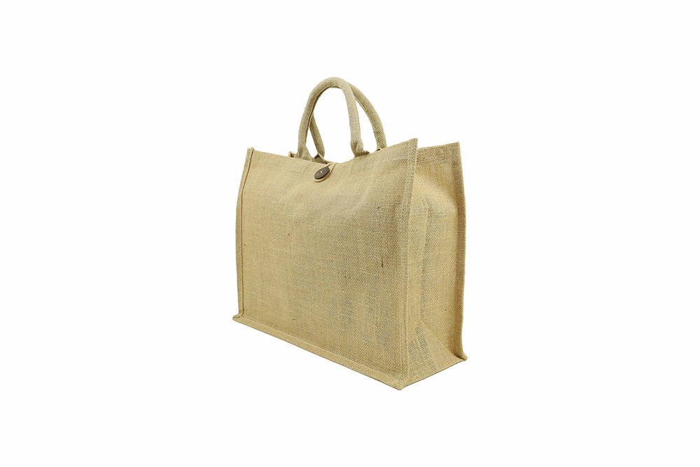 EIGEN - Jute Bag with Button Closure