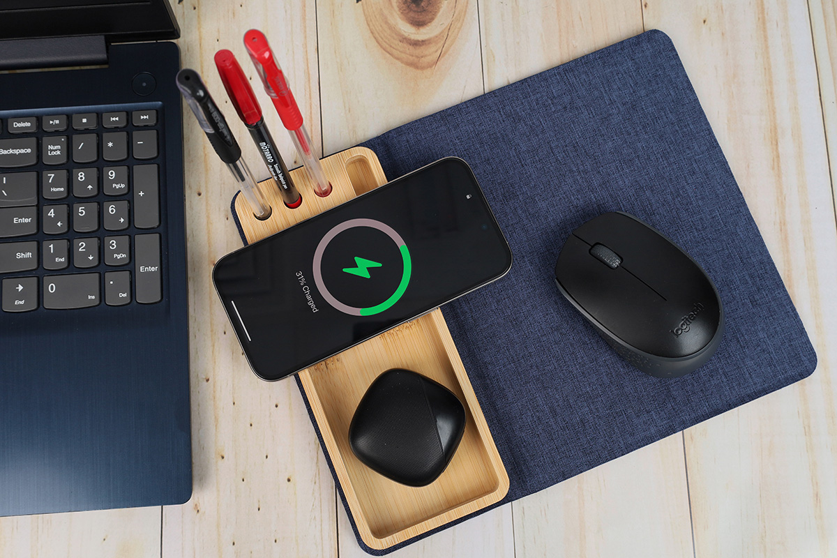 JOTTER - RPET Mousepad with Wireless Charger