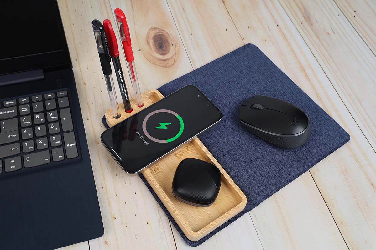 JOTTER - RPET Mousepad with Wireless Charger